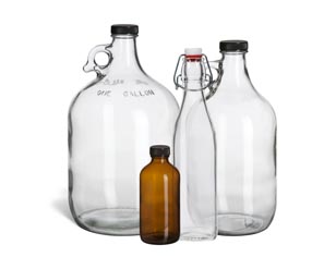 Shop glass jugs and growlers.