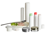 Browse all glass, plastic and metal lip balm containers.